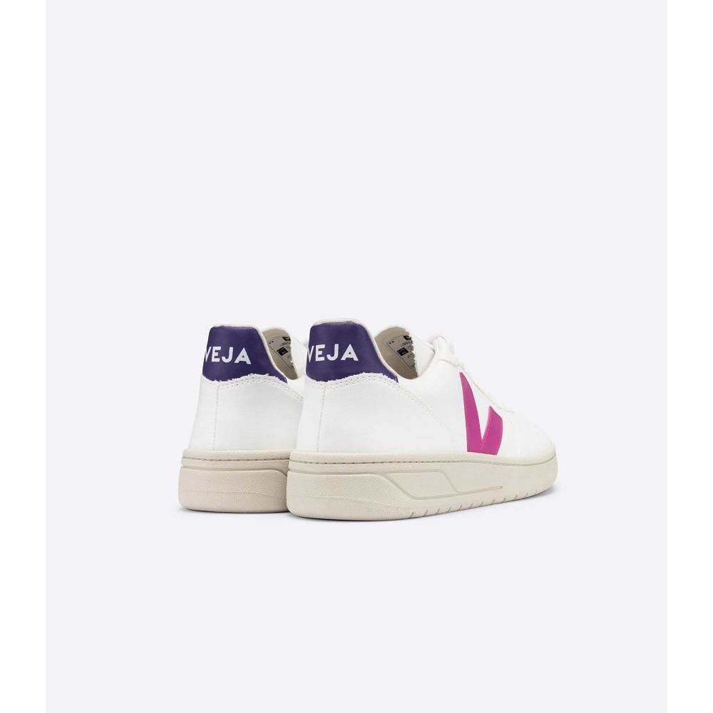 Veja V-10 CWL Cipő Női White/Purple | HU 580TCE